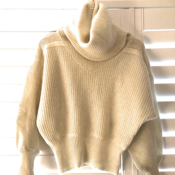 Mondi Sweaters - Mondi Cowl Neck Sweater Vintage Cream